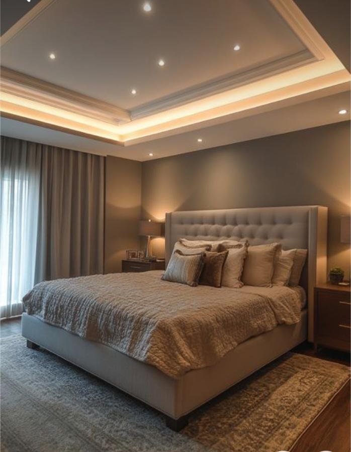 Modern Bedroom Interior Design in Gaya | Trivedi Design Studio